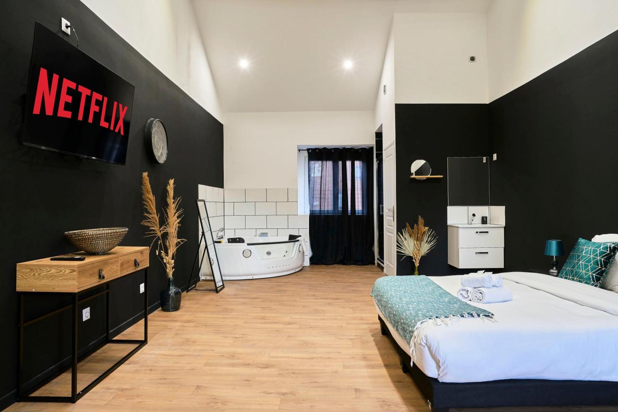 Ng Prestige - Lille L Roubaix Trichon - Balneo - Netflix - Wifi Apartment Bagian luar foto