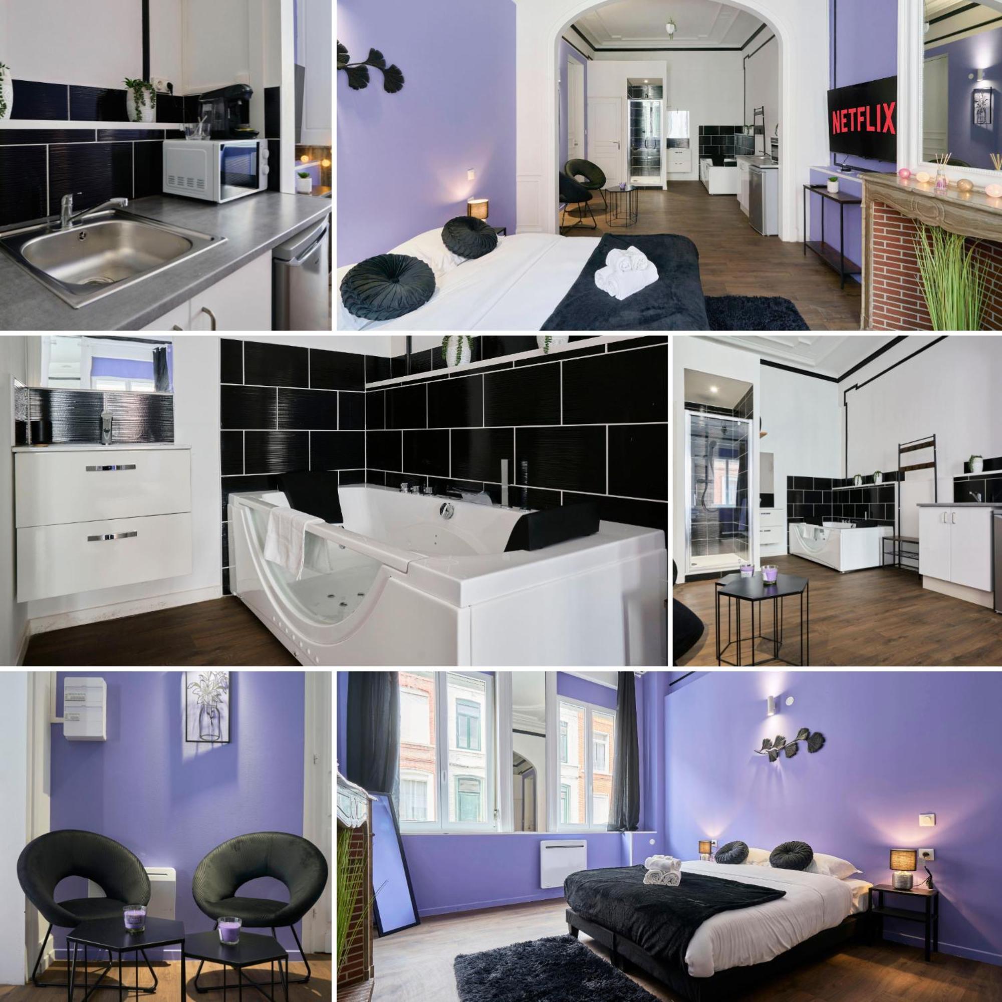 Ng Prestige - Lille L Roubaix Trichon - Balneo - Netflix - Wifi Apartment Bagian luar foto